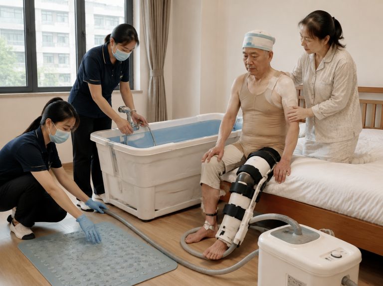 沛县术后康复居家助浴服务